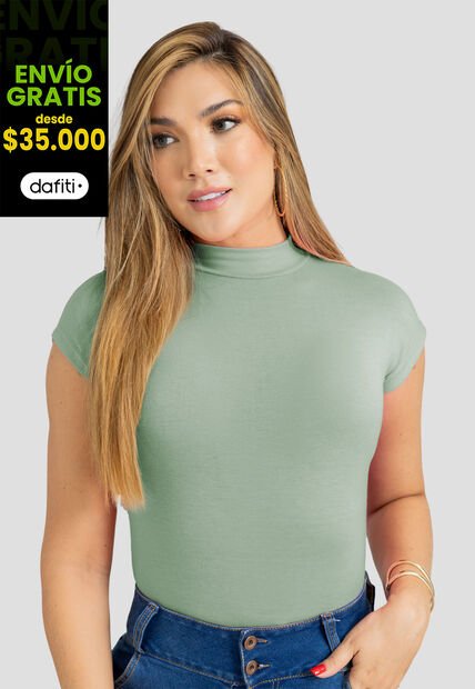 Blusa Mujer Verde Oliva Mp 102963