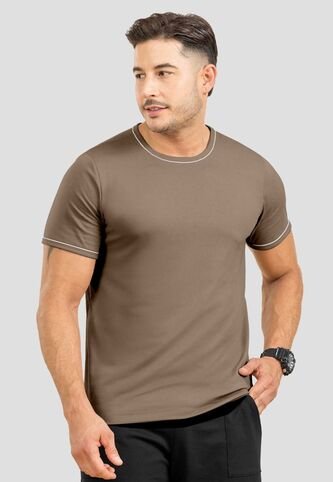 Camiseta Hombre Café Pardo Mp 107015 MP