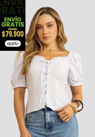 Blusa Mujer Blanco Mp 112042 MP