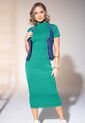 Vestido Largo Mujer Verde Mp 1834 de MP