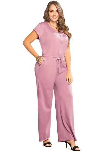 Enterizo Largo Para Mujer Palo De Rosa Oscuro MP