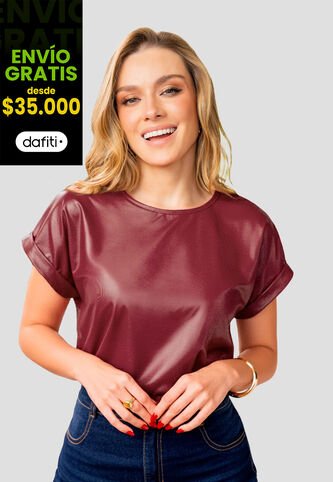 Blusa Mujer Merlot Mp 112386 MP