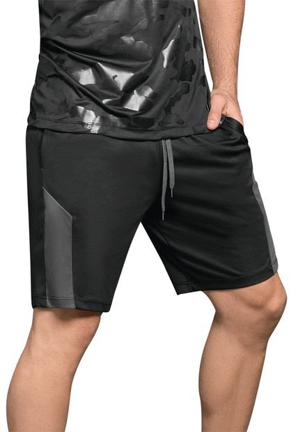 Bermuda Para Hombre Negro Mp