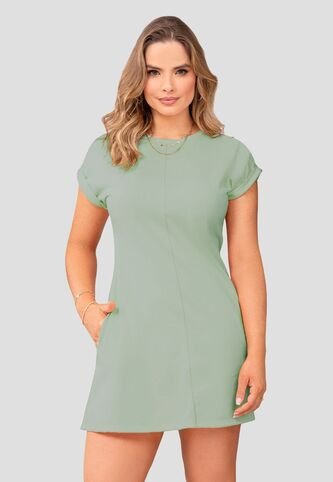 Vestido Corto Mujer Verde Mp 105065 MP