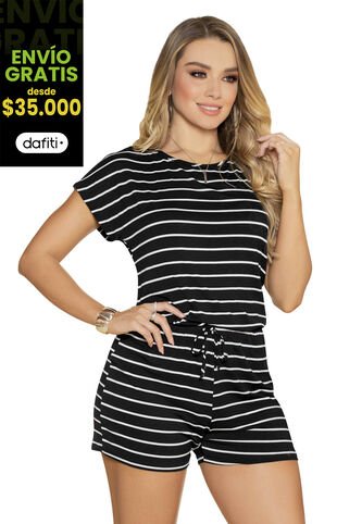 Enterizo Corto Mujer Multicolor Mp 6244 MP