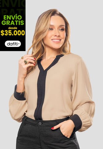 Blusa Mujer Bicolor Mp 112663 MP