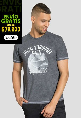 Camiseta Hombre Negro Cross Mp 111914 MP