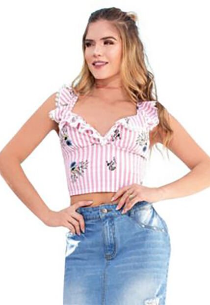 Blusa Juvenil Para Mujer Atypical -Estampado