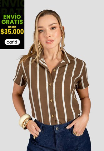 Camisa Mujer Estampado Mp 113209 MP