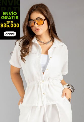 Camisa Mujer Marfil Mp 113323 MP