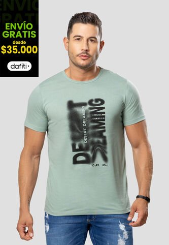 Camiseta Hombre Verde Oliva Mp 106419 MP