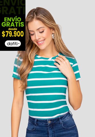 Camiseta Mujer Estampado Mp 112032 MP