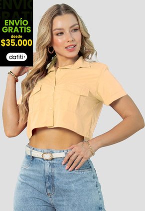 Camisa Mujer Marfil Mp 143