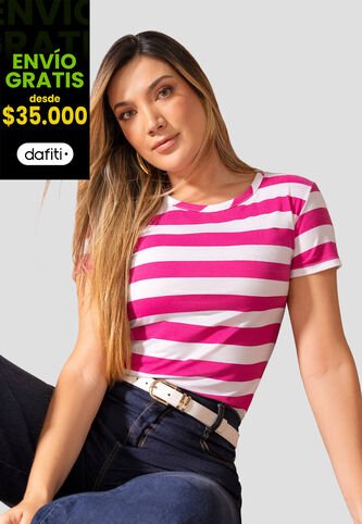 Camiseta Mujer Estampado Mp 112330 MP