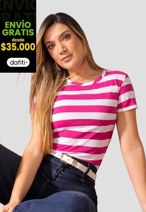 Camiseta Mujer Estampado Mp 112330