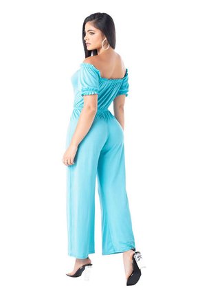 Enterizo Largo Mujer Azul Mp 34911