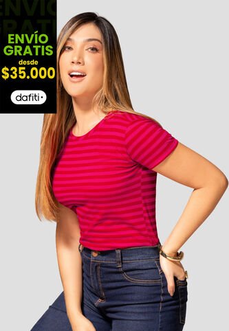 Camiseta Mujer Estampado Mp 112329 MP