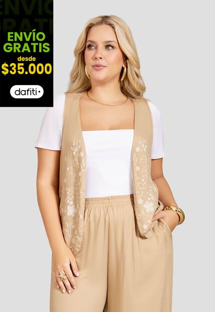 Chaleco Mujer Latte Mp 112257