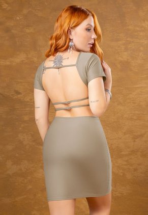 Vestido Mujer Café Pardo Mp 108124