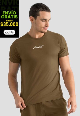 Camiseta Hombre Chocolate Mp 100495 MP