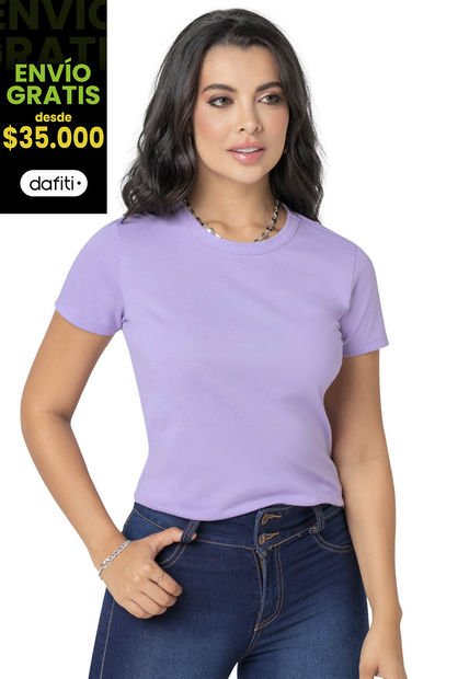 Camiseta Lila MP 82961