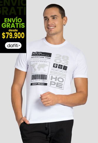 Camiseta Hombre Blanco Mp 111244 MP