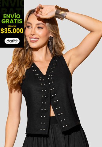 Blusa Mujer Negro Mp 113008 MP