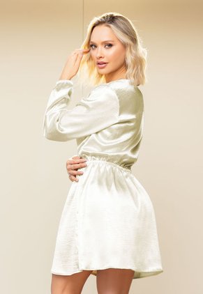 Vestido Mujer Blanco Mp 104216