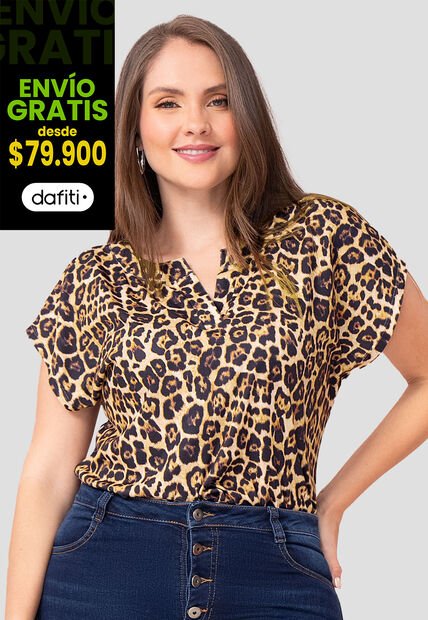 Blusa Mujer Estampado Mp 111090