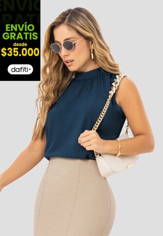 Blusa Mujer Azul Profundo Mp 112340 MP