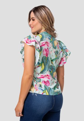 Blusa Mujer Estampado Mp 110136
