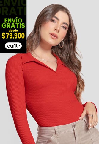 Body Mujer Rojo Mp 111041 MP