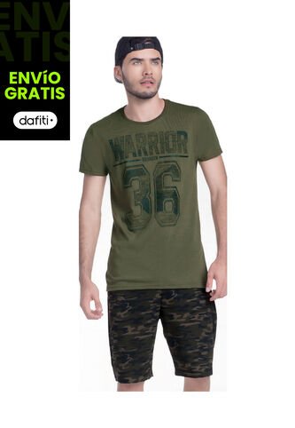 Bermuda Juvenil Para Hombre MP -Camuflado MP