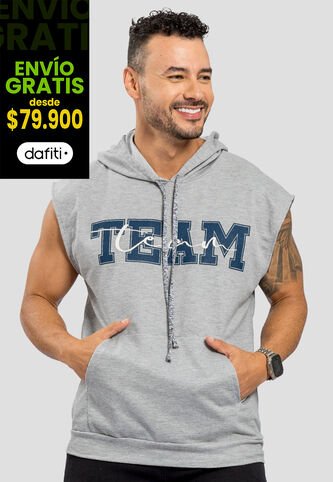Camiseta Hombre Gris Jaspe Mp 110976 MP