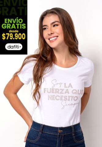 Camiseta Mujer Blanco Mp 111093 MP
