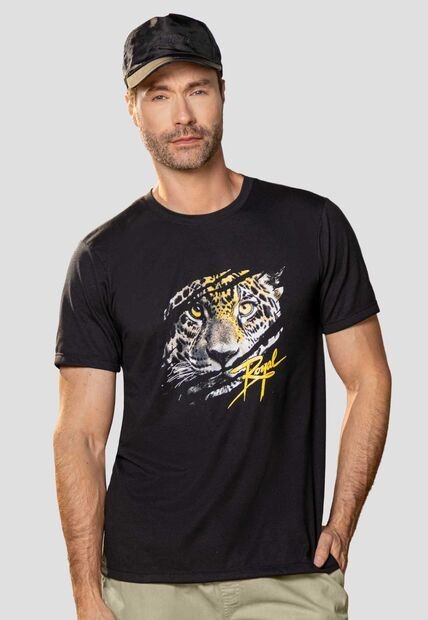 Camiseta Hombre Negro Mp 113844