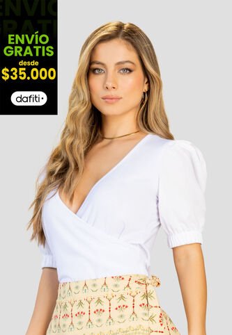 Blusa Mujer Blanco Mp 112219 MP