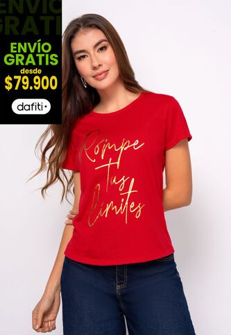 Camiseta Mujer Rojo Mp 111094 MP