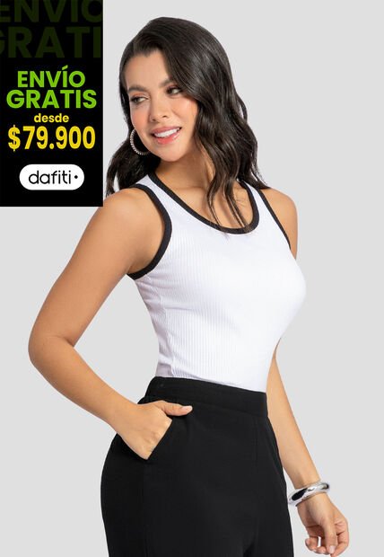 Camiseta Mujer Blanco Mp 110851