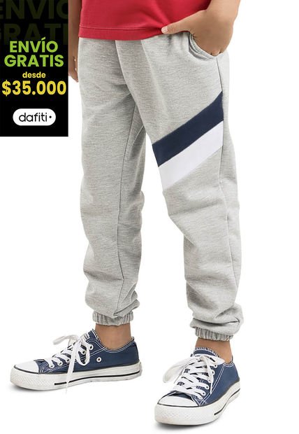 Jogger Infantil Masculino Gris Mp 32974