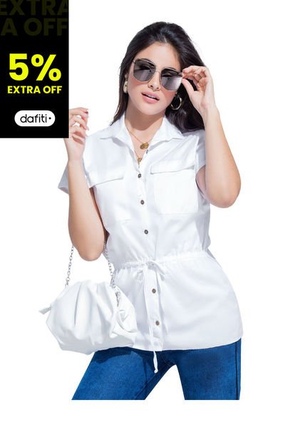Blusón Para Mujer Blanco MP