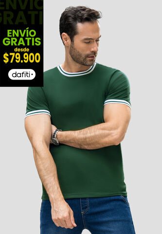Camiseta Hombre Verde Pino Mp 110751 MP