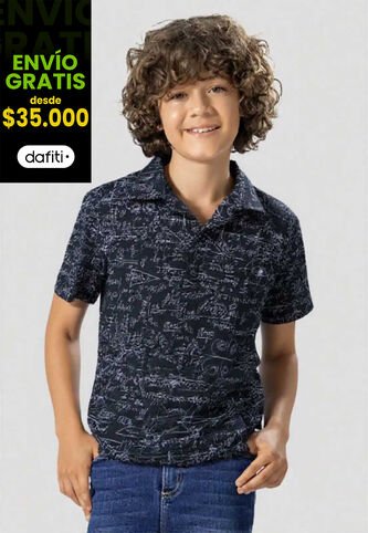 Camisa Infantil Niños Estampado Mp 111887 MP