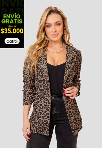 Blazer Mujer Estampado Mp 112655 MP