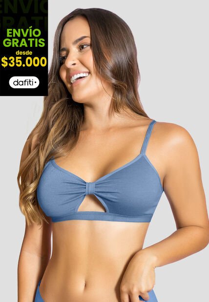 Top Mujer Azul Indigo Mp 113429