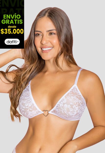 Bralette Mujer Blanco Mp 113653