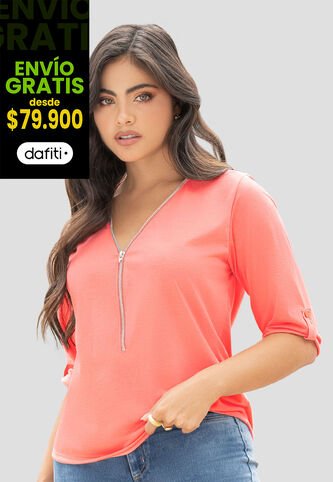 Blusa Mujer Salmon Mp 110678 MP