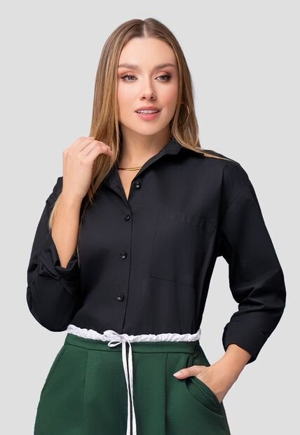 Camisa Mujer Negro Mp 110854