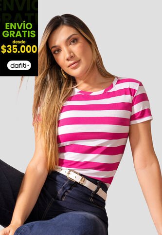 Camiseta Mujer Estampado Mp 112330 MP