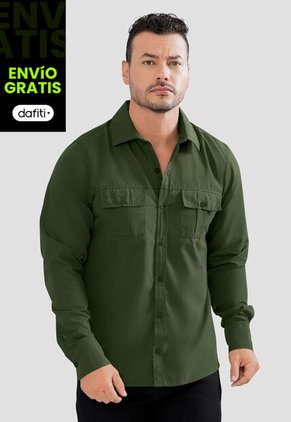Camisa Hombre Verde Mp 104974